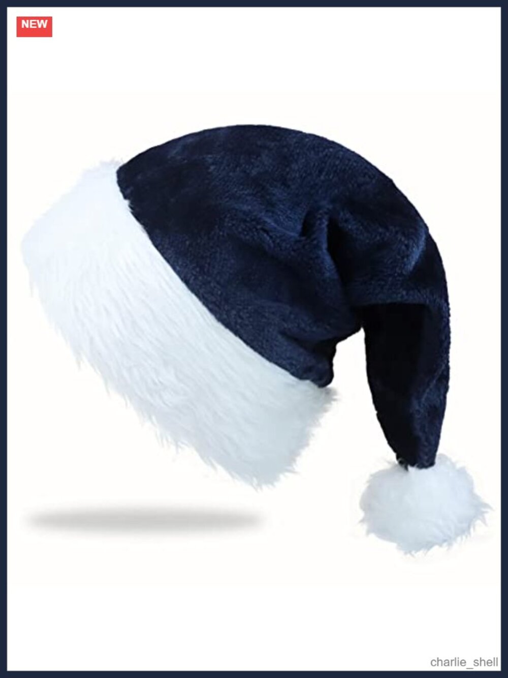 Santa Hat Plush Christmas New Year Party Costume Unisex Adult